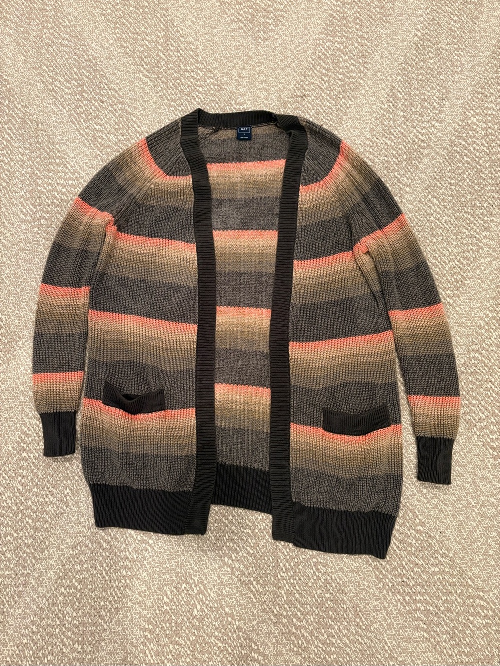 Gap's Stripe Open-Front Cardigan